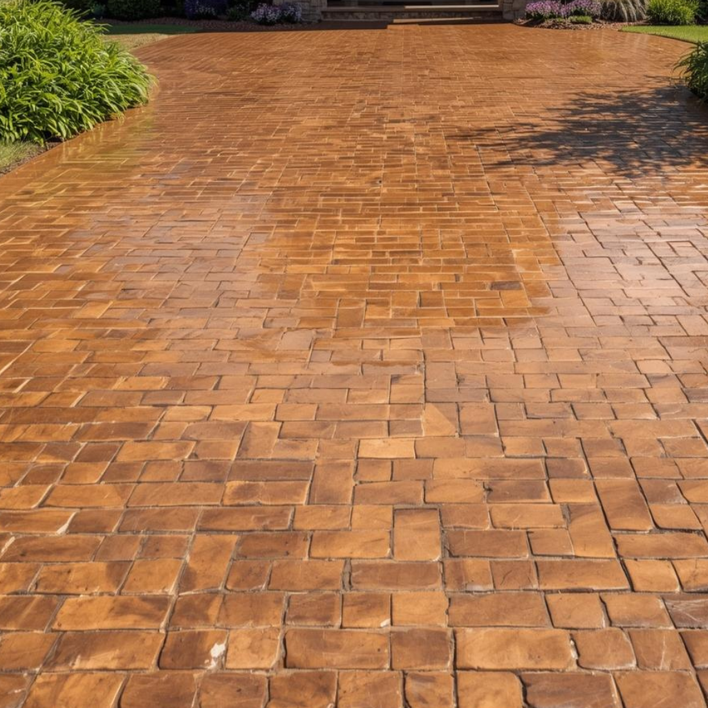 Imprinted Concrete Driveway Solutions in Caerwys