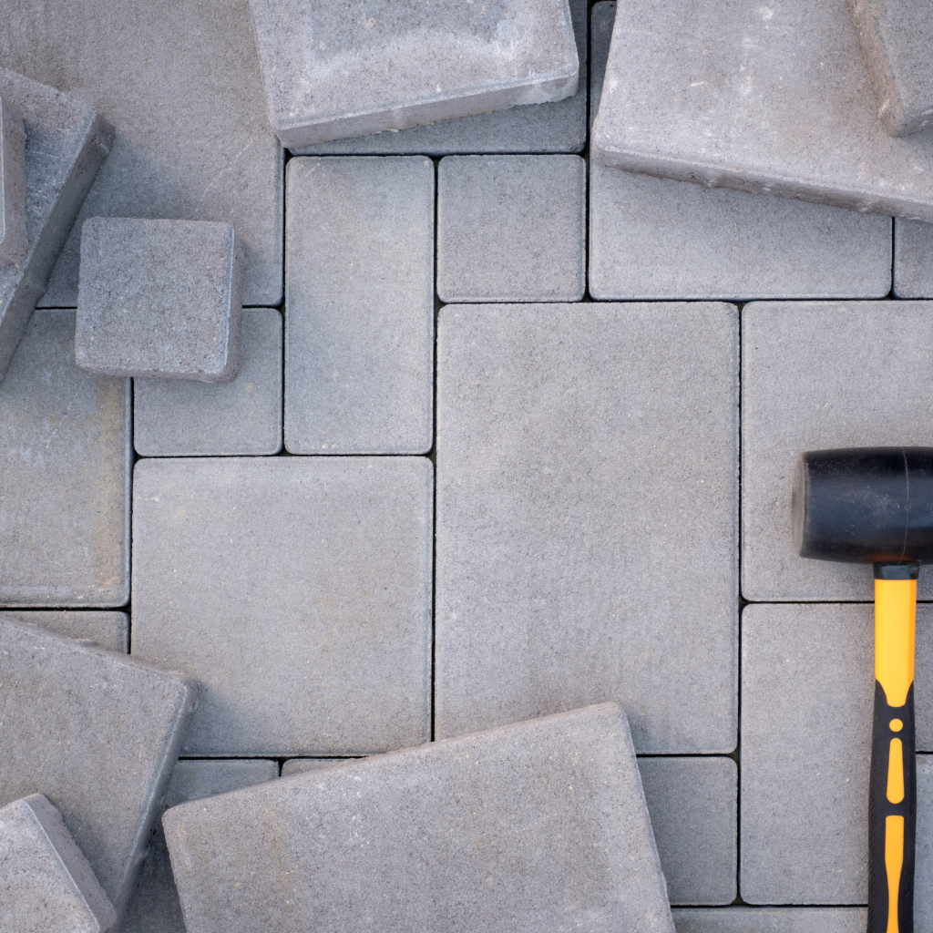 Stone Driveway in Caerwys